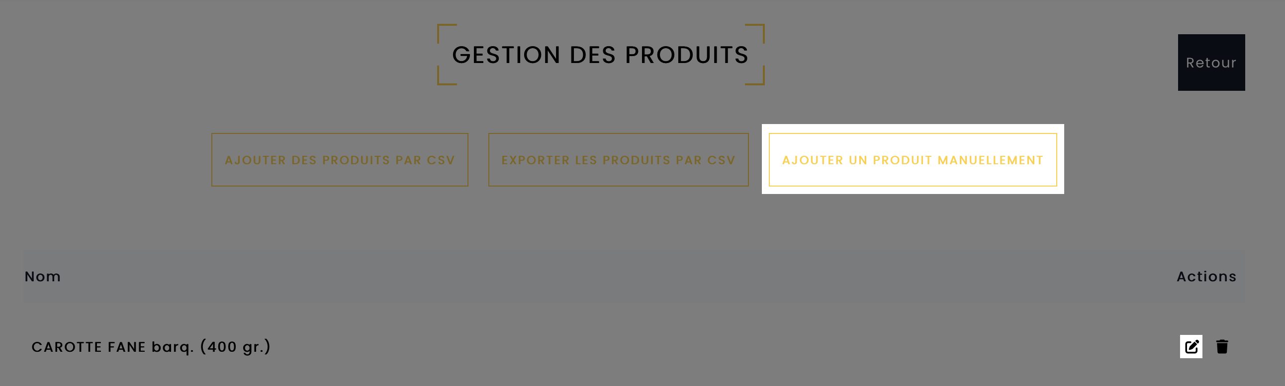 Manuel documentation